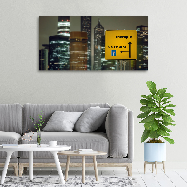 Canvas wall art City therapy