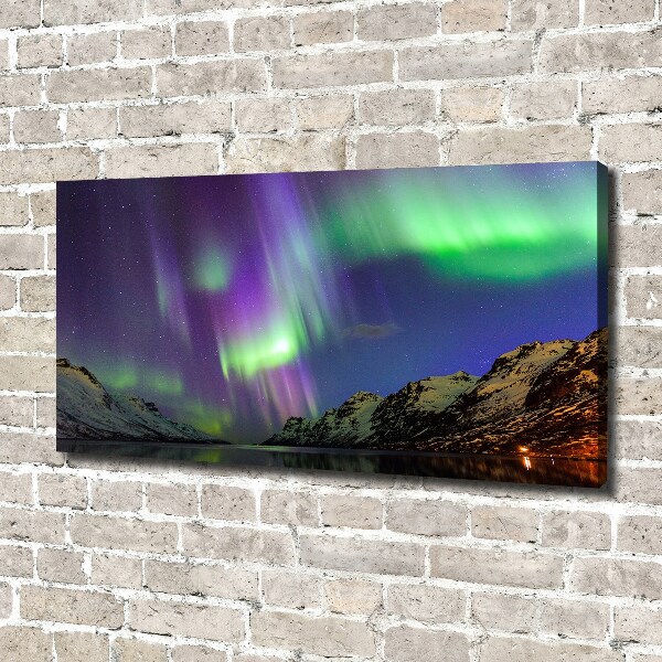 Canvas wall art Northern lights