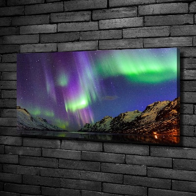 Canvas wall art Northern lights