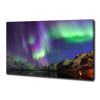 Canvas wall art Northern lights