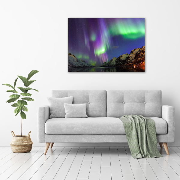 Canvas wall art Northern lights