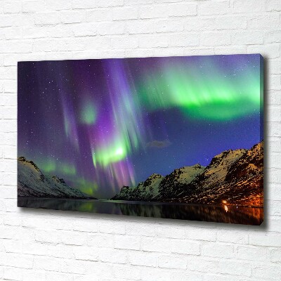 Canvas wall art Northern lights