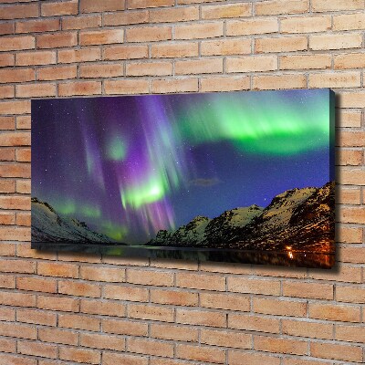 Canvas wall art Northern lights