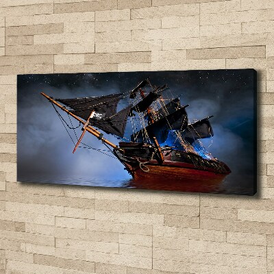 Canvas wall art Pirate ship