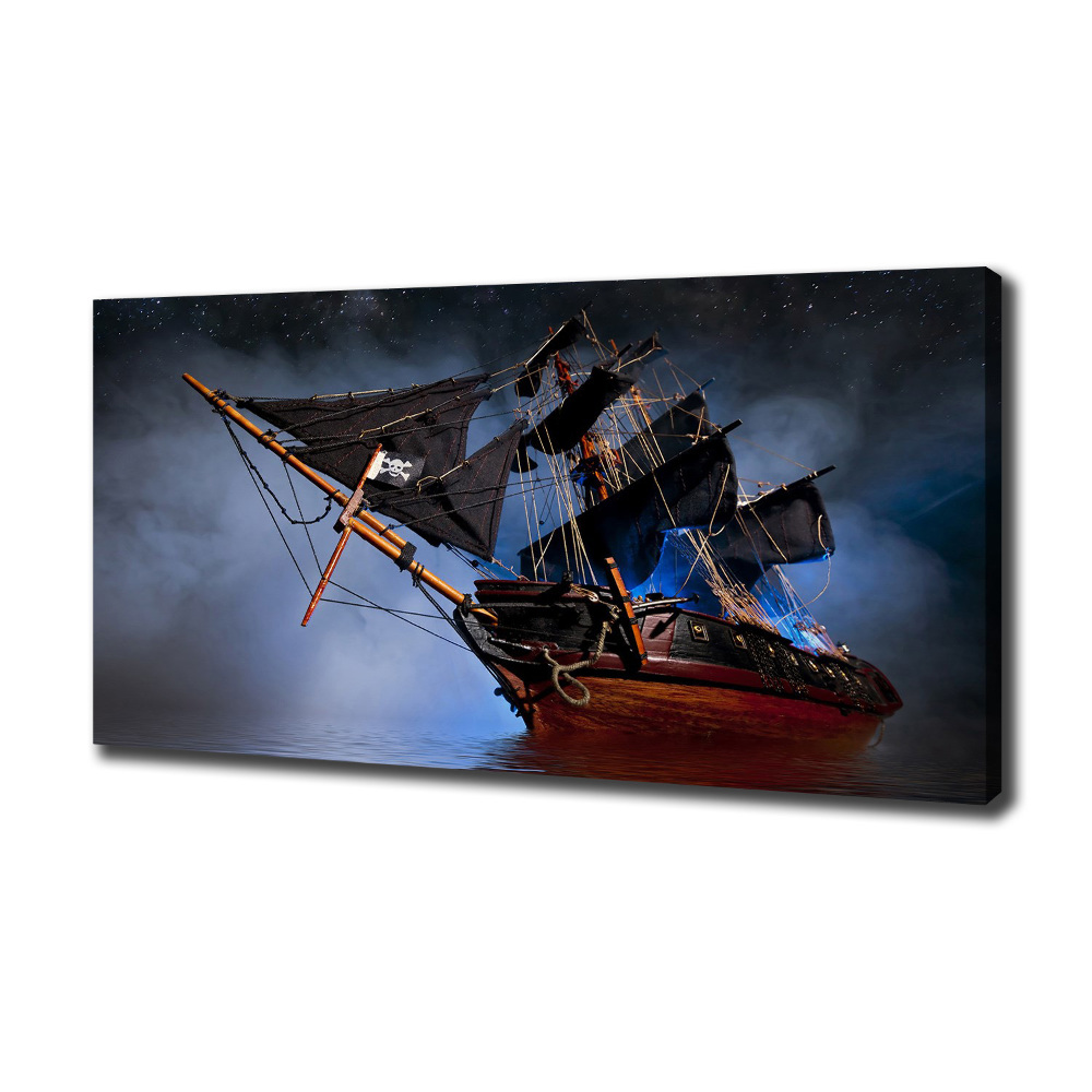 Canvas wall art Pirate ship