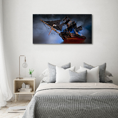 Canvas wall art Pirate ship