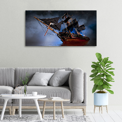 Canvas wall art Pirate ship