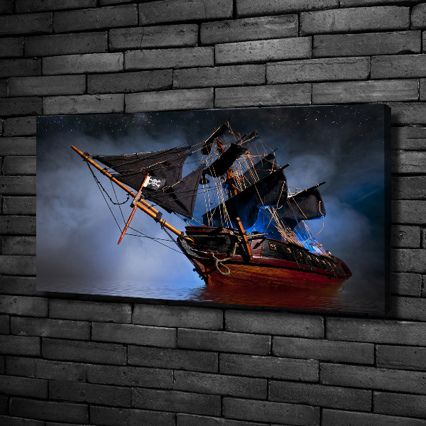 Canvas wall art Pirate ship