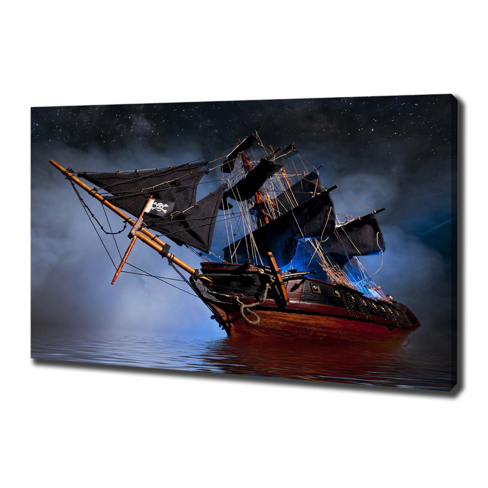 Canvas wall art Pirate ship