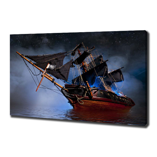 Canvas wall art Pirate ship