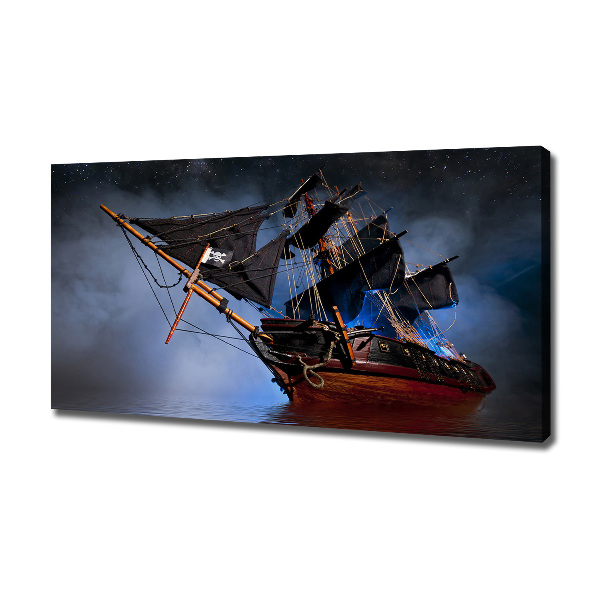 Canvas wall art Pirate ship