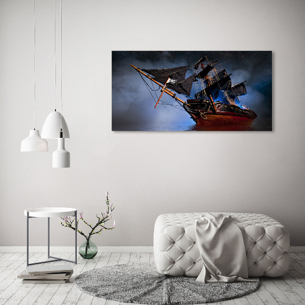 Canvas wall art Pirate ship