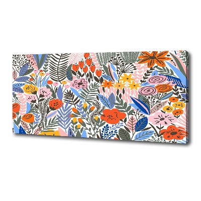 Canvas wall art Floral pattern