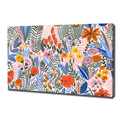 Canvas wall art Floral pattern