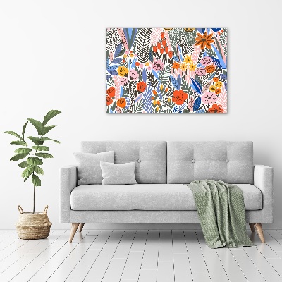 Canvas wall art Floral pattern