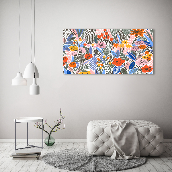 Canvas wall art Floral pattern