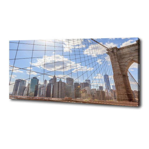 Canvas wall art New York bridge