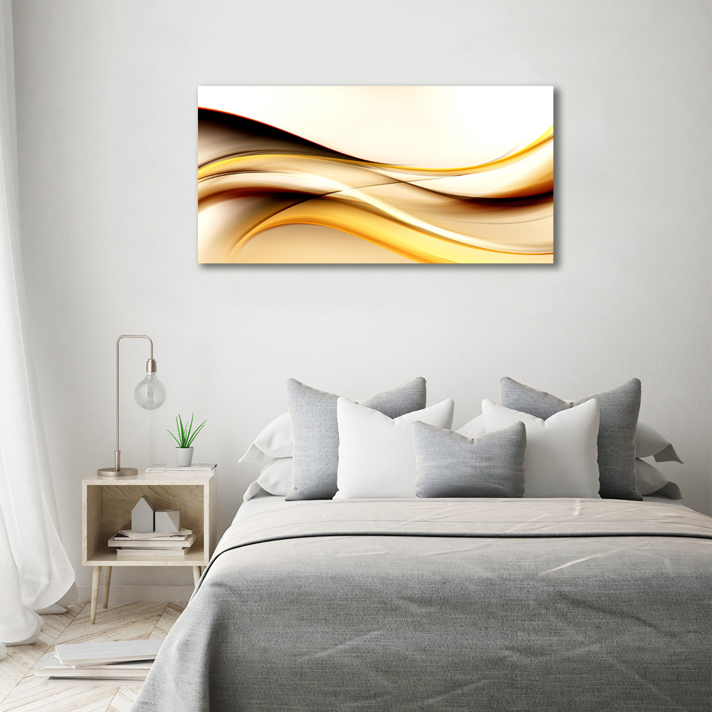 Canvas wall art Abstract waves