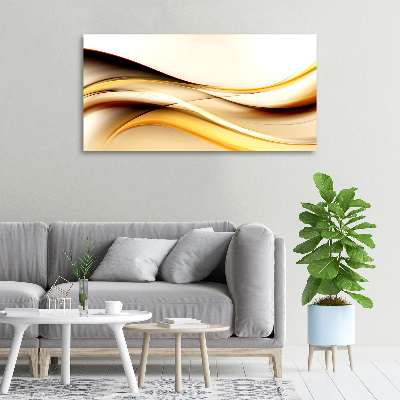 Canvas wall art Abstract waves