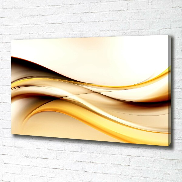 Canvas wall art Abstract waves