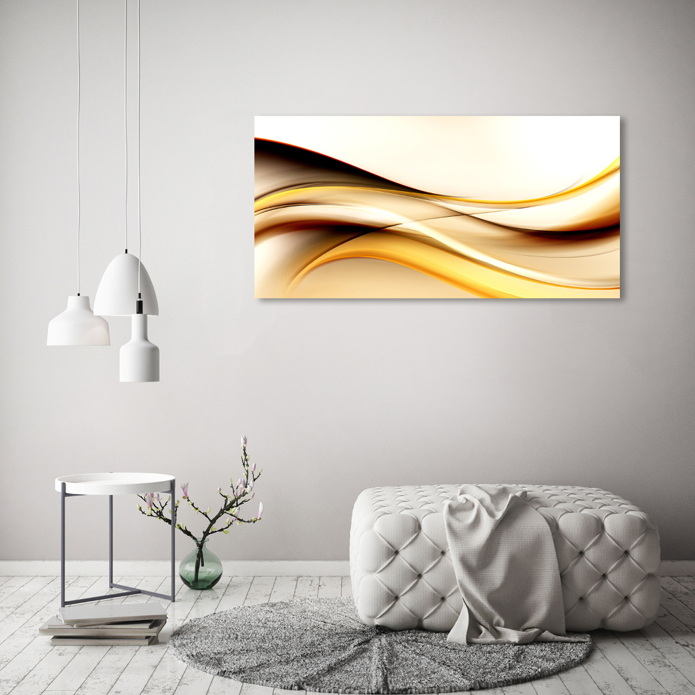 Canvas wall art Abstract waves