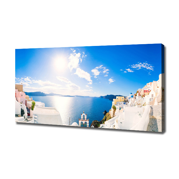 Canvas wall art Santorini Greece