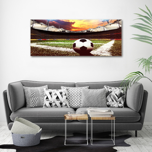 Canvas wall art Ball at the stadium