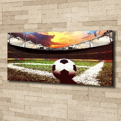 Canvas wall art Ball at the stadium