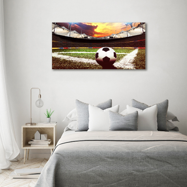 Canvas wall art Ball at the stadium