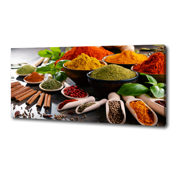 Canvas wall art Colorful spices