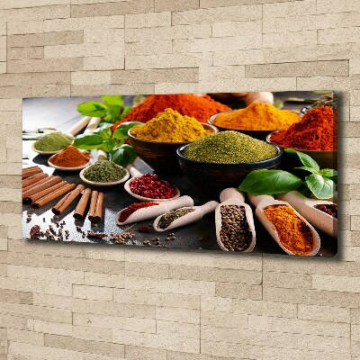 Canvas wall art Colorful spices