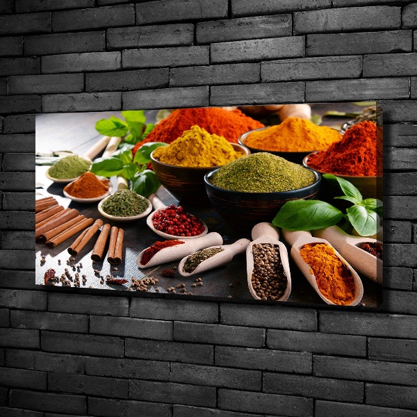 Canvas wall art Colorful spices