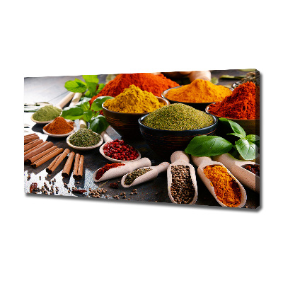 Canvas wall art Colorful spices