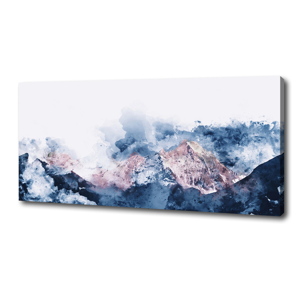 Canvas wall art Mountain range