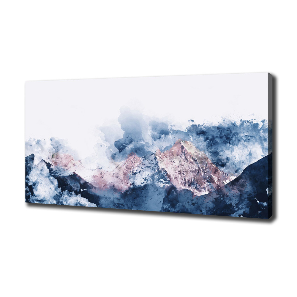 Canvas wall art Mountain range