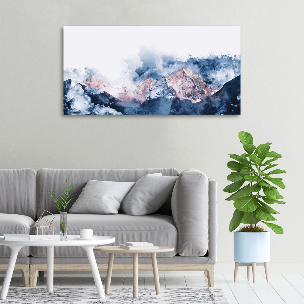 Canvas wall art Mountain range