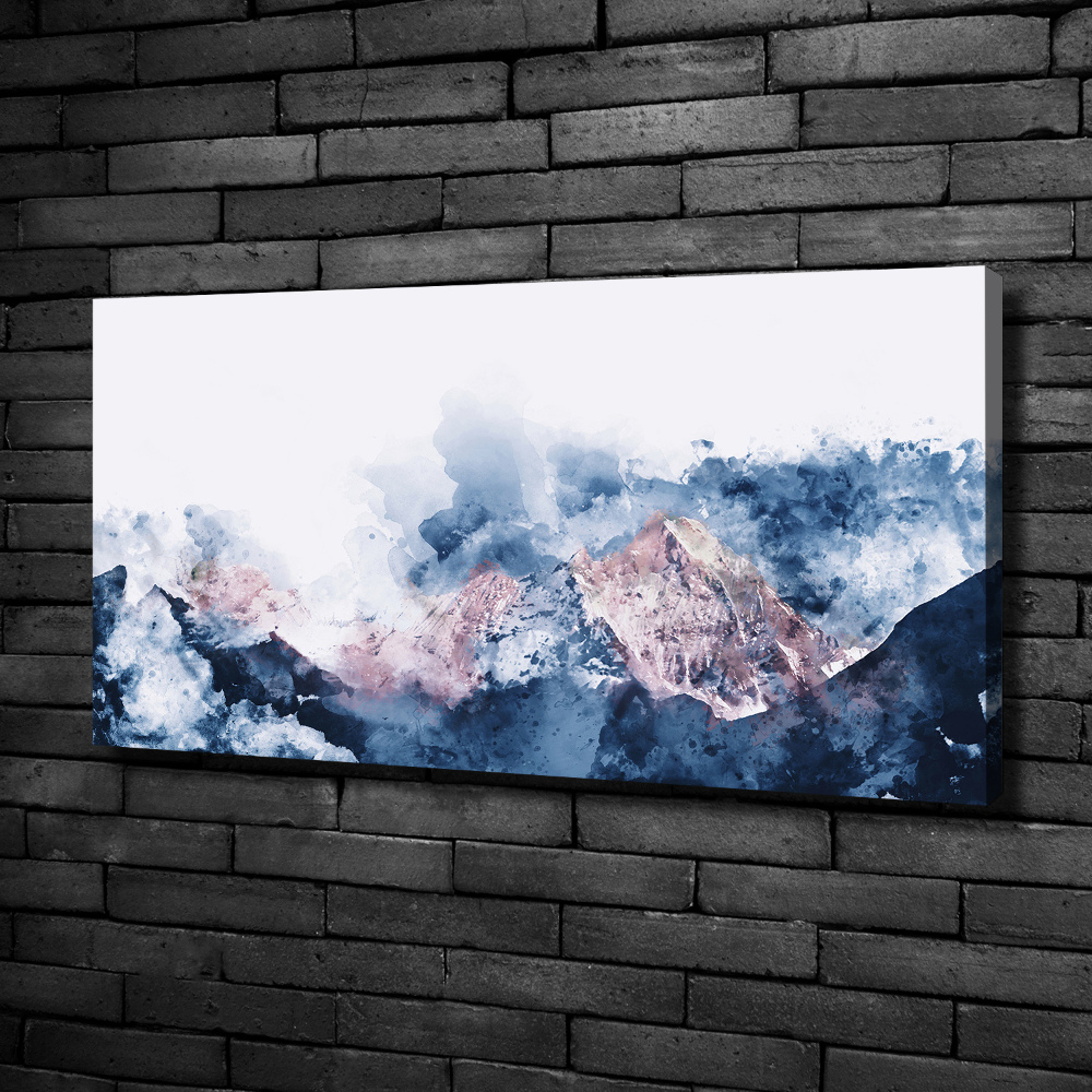 Canvas wall art Mountain range