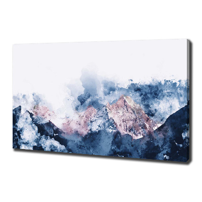 Canvas wall art Mountain range