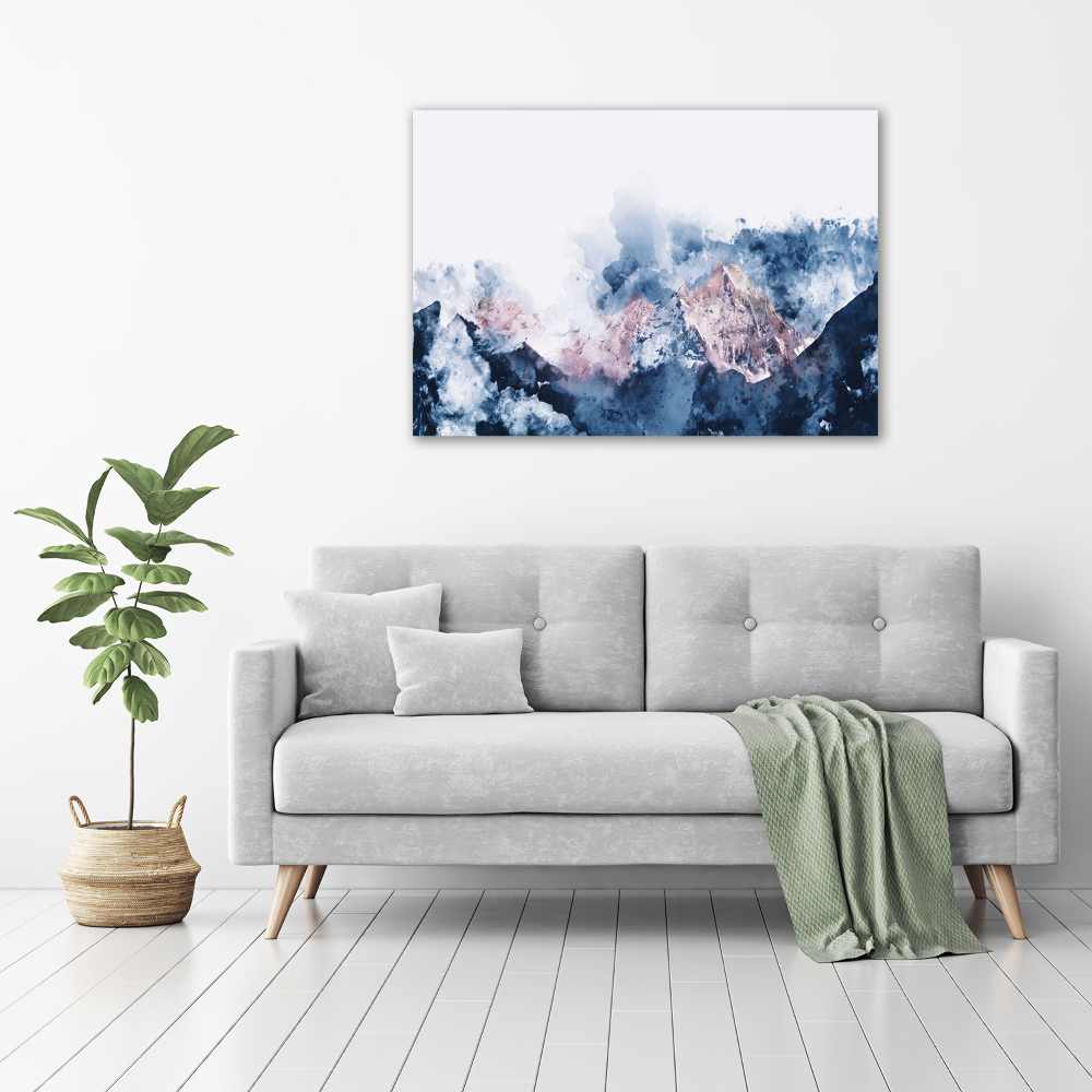 Canvas wall art Mountain range