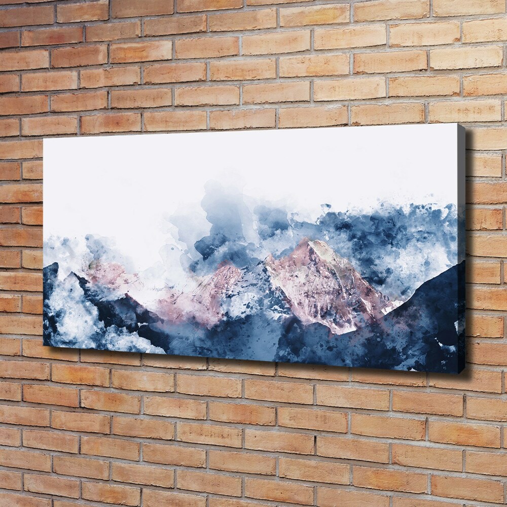 Canvas wall art Mountain range