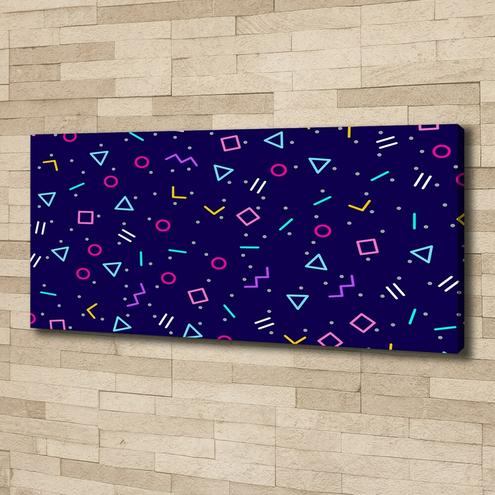 Canvas wall art Geometric background