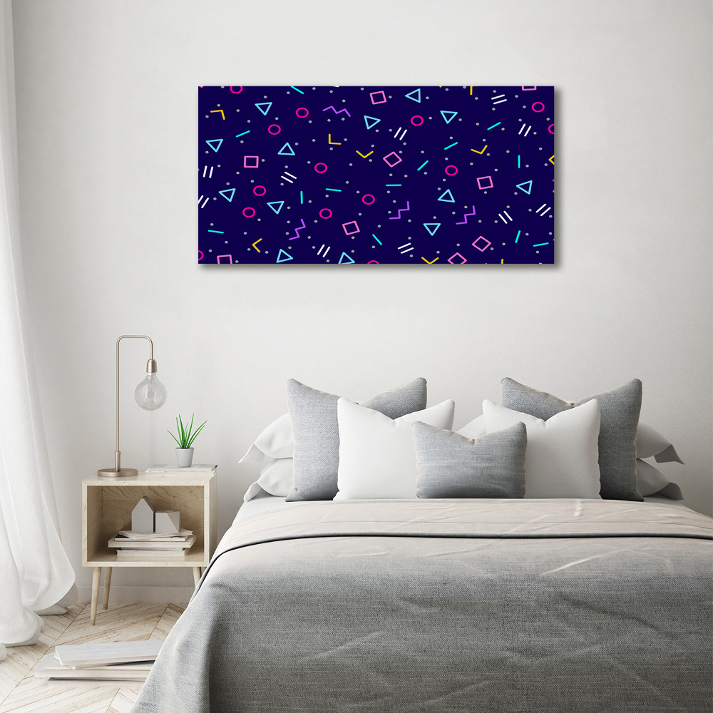 Canvas wall art Geometric background