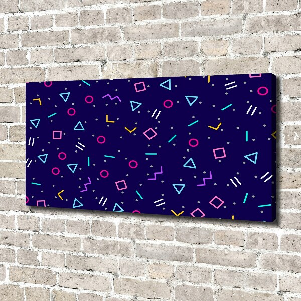 Canvas wall art Geometric background