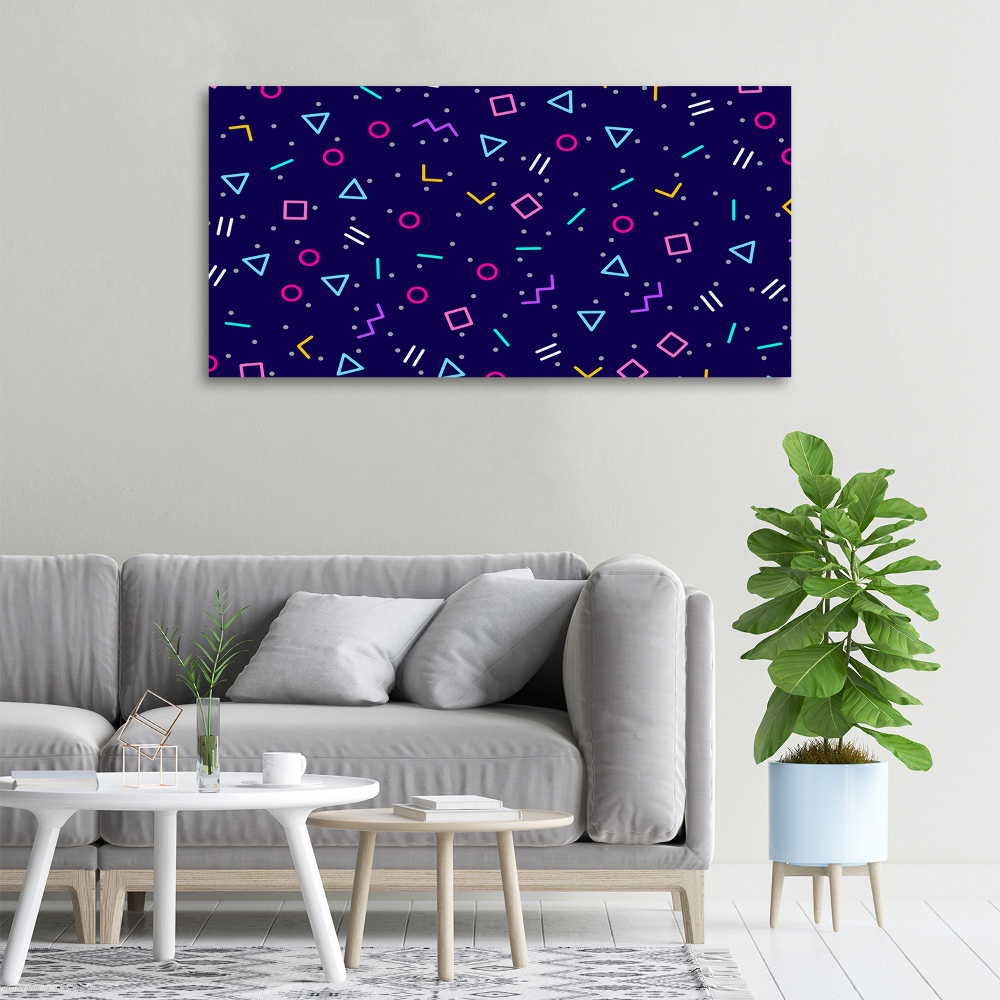 Canvas wall art Geometric background