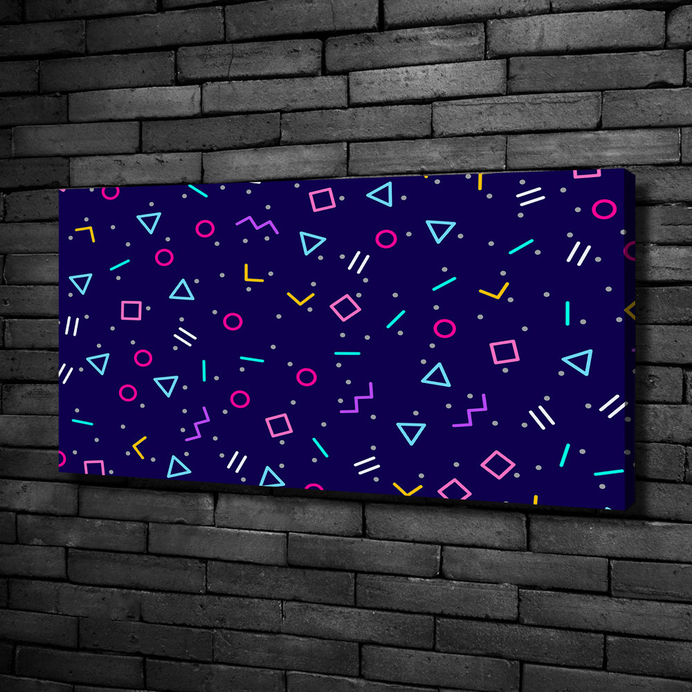 Canvas wall art Geometric background