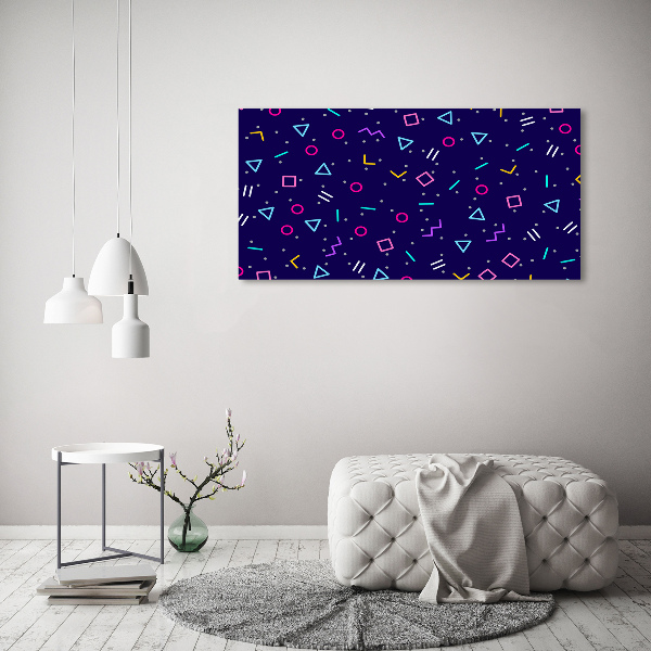 Canvas wall art Geometric background