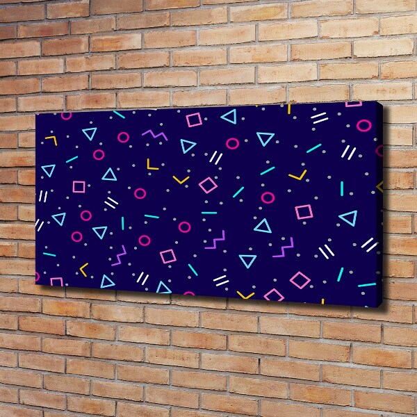 Canvas wall art Geometric background