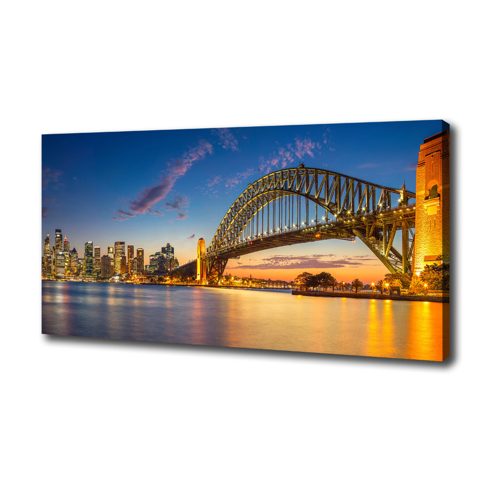 Canvas wall art Panorama Sydney