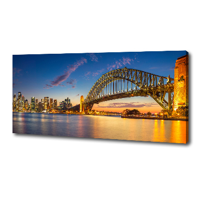 Canvas wall art Panorama Sydney