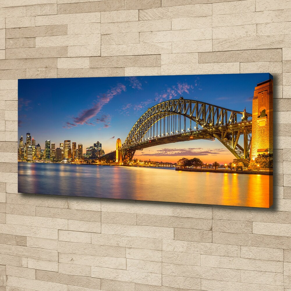 Canvas wall art Panorama Sydney